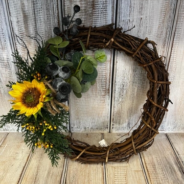 Závěsný podzimní věnec 2